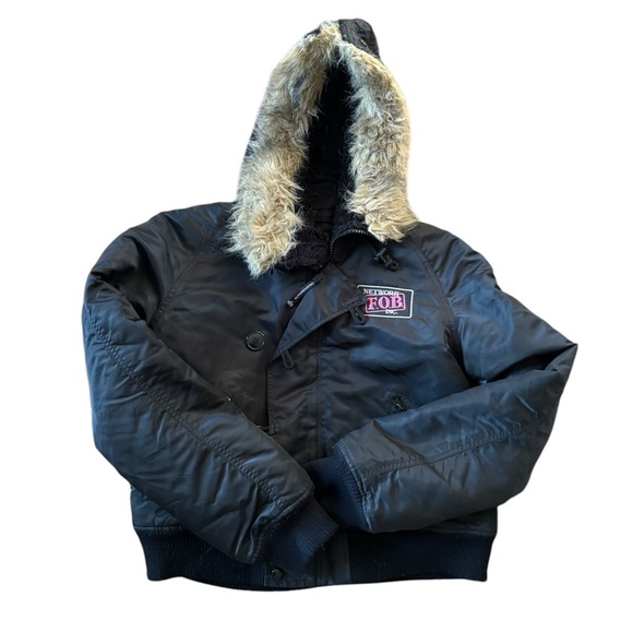 Alpha Industries N-2B Short Waist Parka Military Style Bomber Jacket L RN 35569 - Picture 1 of 6